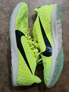Nike Zoom Rival XC 5 Track Field Volt Green CZ1795-702 Mens Size 10.5 No Spikes